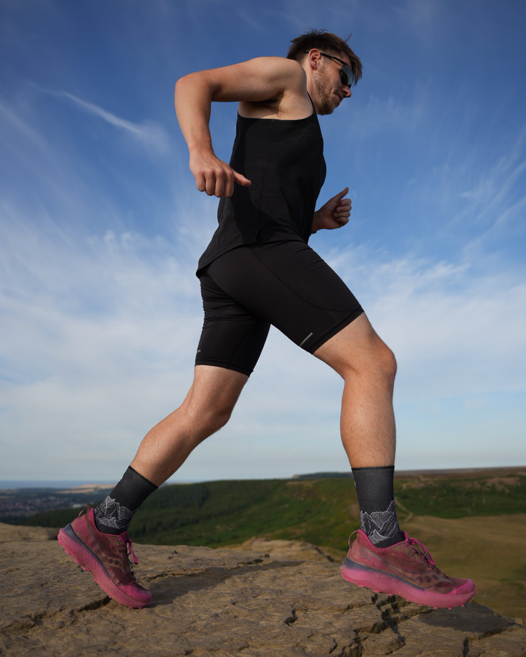 Trail Running Socks - Black
