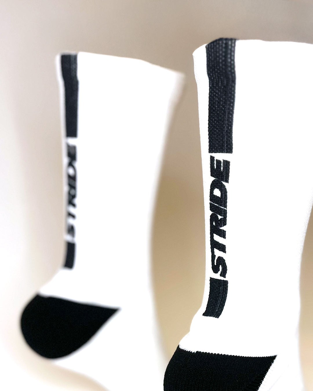 Breathable Running Socks | White Running Socks | Stride North East