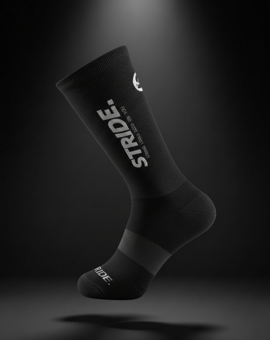 Black Workout Socks | Black Gym Socks | Stride North East
