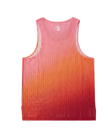 Performance Running Vest – Pink Sunset