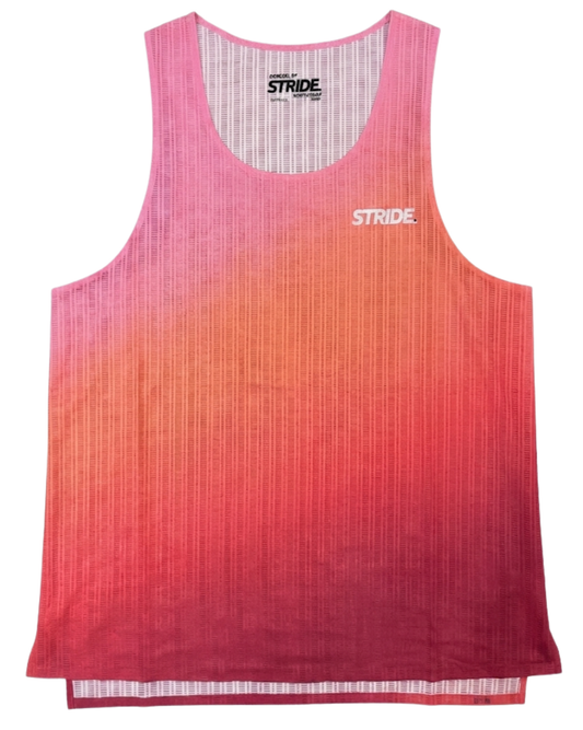 Performance Running Vest – Pink Sunset
