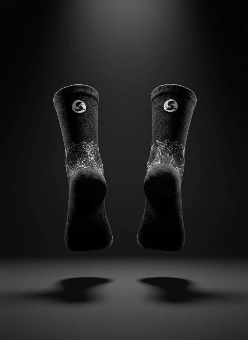 Trail Running Socks | Black Trail Running Socks | Stride North East