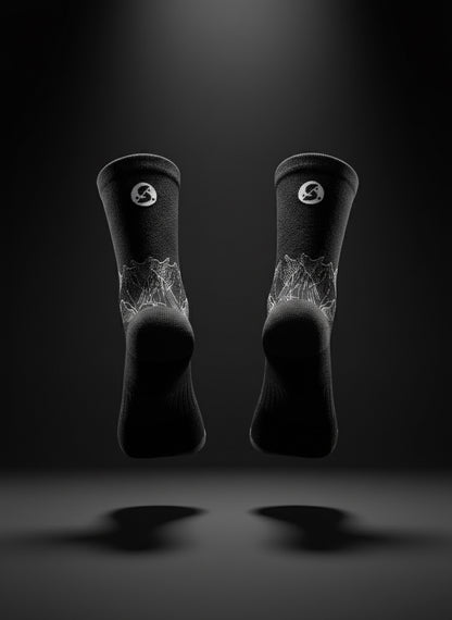 Trail Running Socks | Black Trail Running Socks | Stride North East