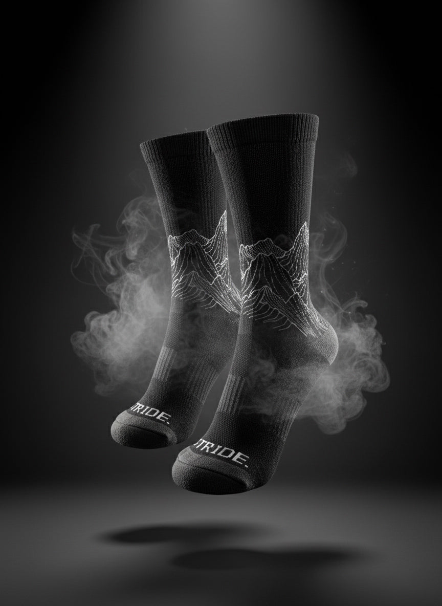 Trail Running Socks | Black Trail Running Socks | Stride North East