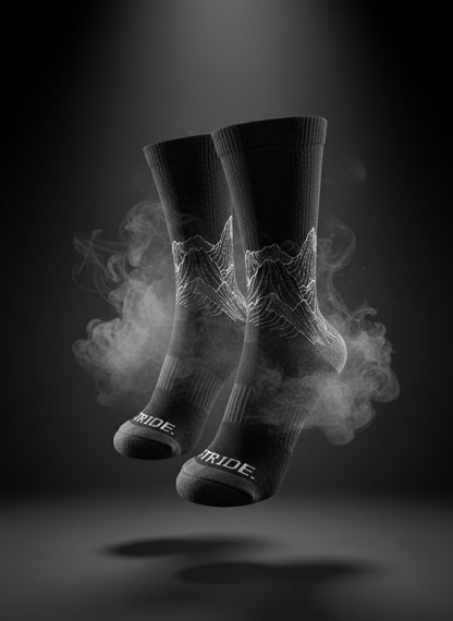Trail Running Socks | Black Trail Running Socks | Stride North East