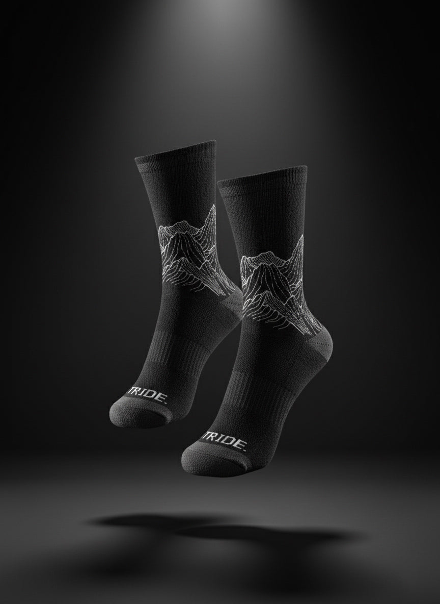 Trail Running Socks | Black Trail Running Socks | Stride North East