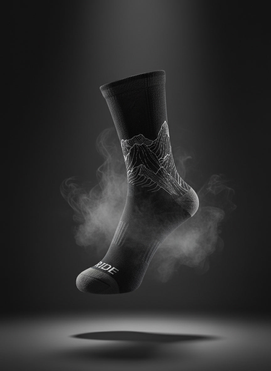 Trail Running Socks | Black Trail Running Socks | Stride North East