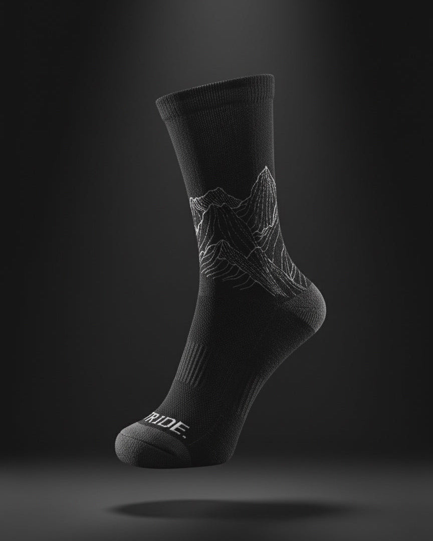 Trail Running Socks | Black Trail Running Socks | Stride North East