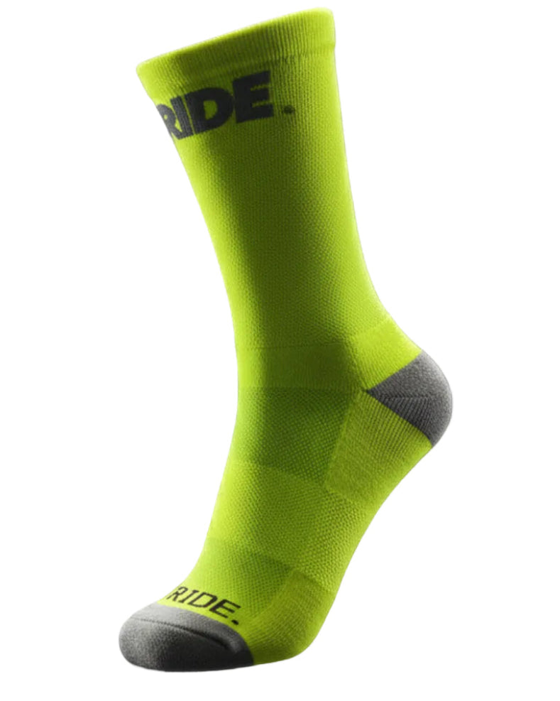 Yellow Running Socks | Moisture Wicking Socks | Stride North East