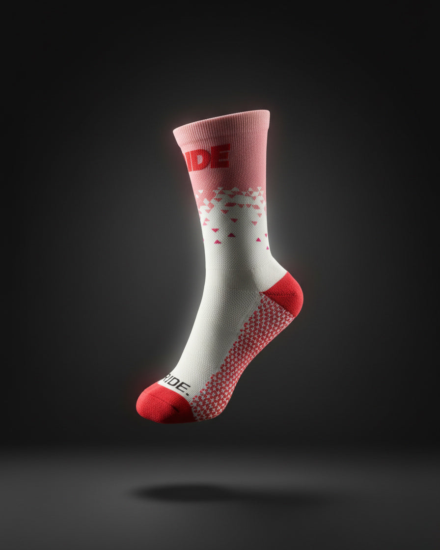 pink running socks