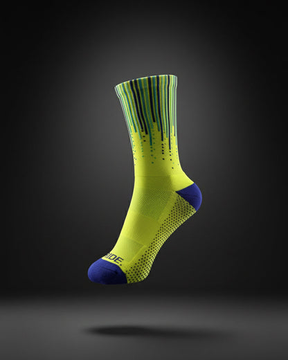 Yellow Running Socks | Soft Running Socks | Stride North East
