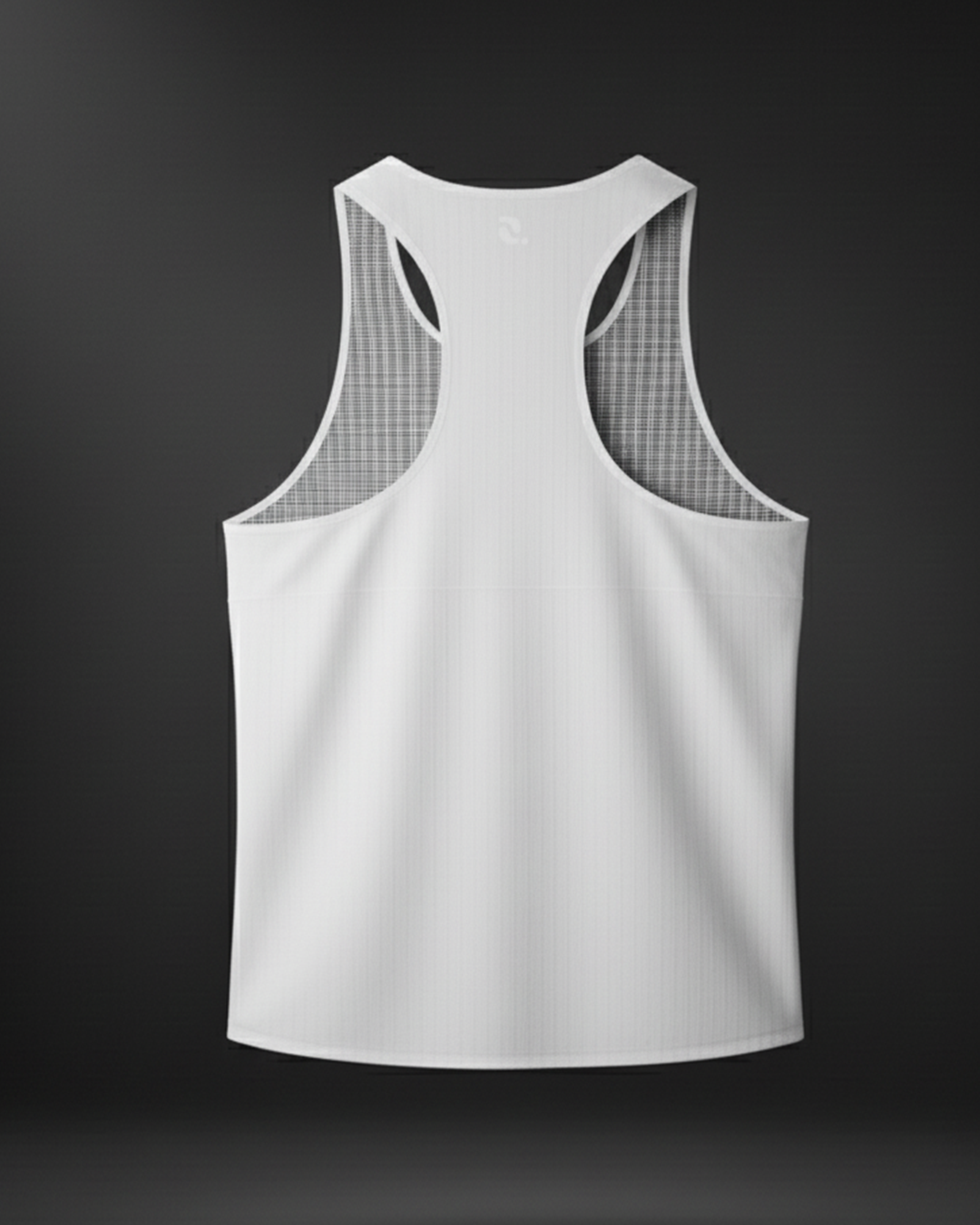 White Running Vest | Unisex Sleeveless Top | Stride North East